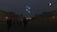 Watch Made in India drones create different formations at Rashtrapati Bhavan