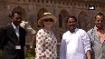 Watch Hillary Clinton visits Jahaz Mahal in MP
