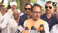 Union Agriculture Minister Shivraj Singh Chouha BJP MP Arun Govil interact with farmers in Meerut