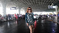 Hot chic Urvashi Rautela spotted at Mumbai airport