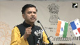 Can t let hindrances distract path of Viksit Bharat BJP MP Shashank Mani during his speech in Panama