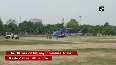 CM Yogi's chopper makes emergency landing in Varanasi after bird hit