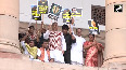 Adani row: Oppn holds protest in Parl demanding JPC probe