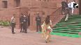 BJP MP Kangana Ranaut arrives for Parliament s Monsoon Session