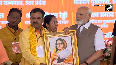 PM Modi UP Visit UP CM Yogi Adityanath felicitates PM Modi in Kanpur