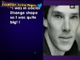 Benedict Cumberbatch had to shed weight for Sherlock