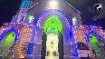 Devotees offer midnight mass prayers at St Anselm Church, Ajmer