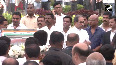 Shiv Sena (UBT) Chief Uddhav Thackeray pays last respects to industrialist Ratan Tata in Mumbai