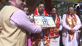 Rajasthan CM Bhajanlal Sharma offers prayer at Naimisharan Dham in Sitapur
