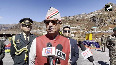 Sikkim Governor Om Prakash Mathur celebrates Diwali with soldiers at Indo China Border