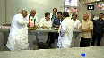 Rahul Gandhi takes a break at Indira Canteen after roadshow in Karnataka s Hassan