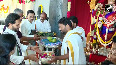 CM Jagan Mohan Reddy, his wife celebrate 'Ugadi' in Amravati