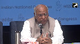 Burnt Images of Gandhi Ambedkar Kharge Hits Out at BJP Over 50 Years of Emergency Observance