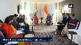 Watch: Monaco's Prince Albert II meets EAM Swaraj in New Delhi