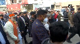 Rajnath Singh conducts door-to-door campaign in Greater Noida, Ghaziabad