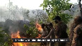 Massive wildfire breaks out in forest area of Haridwar