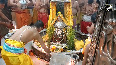 Ujjain sarason ke pushp, phal arpit kie phir lagaaya kesariya bhaat ka bhog, vasant panchamee par kuchh aise huee bhasm aaratee