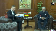 Hungarian Foreign Minister Peter Szijjarto meets EAM S Jaishankar