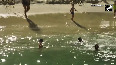 It's so hot, Rio de Janeiro beaches are packed at night