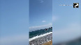 Moment when French plane crashed into Mediterranean Sea