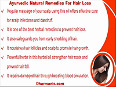 Ayurvedic Natural Remedies For Scalp Hair Loss Problem