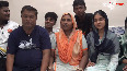 Simran Shaikh's family at her home in Dharavi