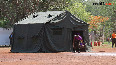 Tents, set up in 11 mins by the Agniveers