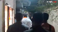 Amit Thackeray on a door-to-door campaign at Old Prabhadevi