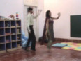 A demonstration of Garba practice to music