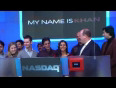 Shahrukh, Kajol ring opening bell at NASDAQ