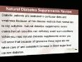 Natural Diabetes Supplements Review By Health Expert