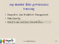 Sap master data governance training