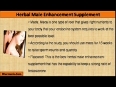 Herbal Male Enhancement Supplement, The Natural Solution