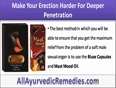 How Can I Make My Erection Harder For Deeper Penetration 