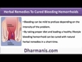 How To Cure Bleeding Hemorrhoids With Natural Herbal Remedies 