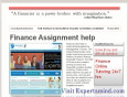 Finance Online Tutoring, Assignment Help