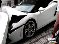 Lamborghini Gallardo Spyder Crashed In India By Valet - EXCLUSIVE VIDEO