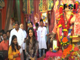 SPOTTED:Shilpa Shetty At Andheri Cha Raja Praying