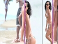 Latest Rihanna Bikini Body In White Printed Two Piece Swimsuit Hot Or Not