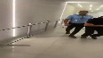 Video shows moments of panic as Iranian missile hits Israeli hospital