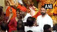 Harbhajan Singh visits Lalbaughcha Raja