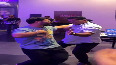 Rinku Singh and Chandrakant Pandit dances to Ole Ole