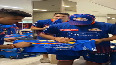 Mumbai Indians dressing room with Rohit Sharma