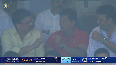 Sachin at Wankhede watching Ranji trophy final
