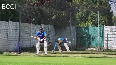 Rohit, Shubman bat in the nets at Leicester