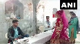 Bride casts her vote in Dausa in midst of her wedding rituals