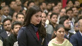 Manu Bhaker's Oops moment seconds before receiving Khel Ratna award