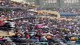 Fans Dance In The Rain At Wankhede