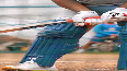 Rohit Sharma trains in the nets