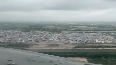 Aerial view of the stockyard of Maruti Suzuki in Gujarat